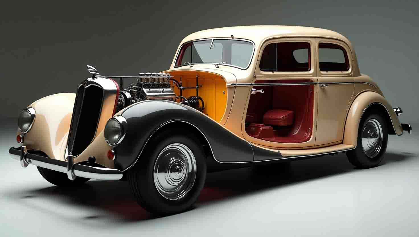 insonoriser le capot moteur d'une voiture vintage